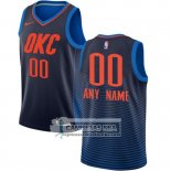 Camiseta Oklahoma City Thunder Personalizada 2017-18 Azul