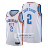 Camiseta Oklahoma City Thunder Shai Gilgeous Alexander Association Blanco