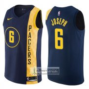 Camiseta Pacers Cory Joseph Ciudad 2017-18 Azul