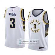 Camiseta Pacers Joe Young Association 2018 Blanco