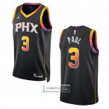 Camiseta Phoenix Suns Chris Paul NO 3 Statement 2022-23 Negro