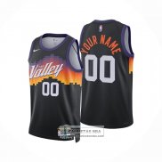 Camiseta Phoenix Suns Personalizada Ciudad 2025-26 Negro