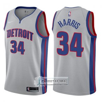 Camiseta Pistons Tobias Harris Statement 2017-18 Gris