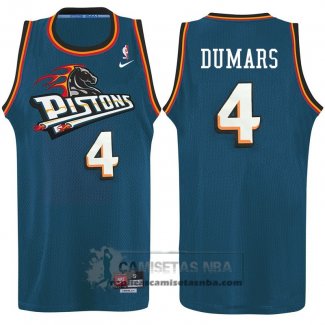 Camiseta Pistons Dumars Azul