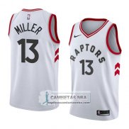 Camiseta Raptors Malcolm Miller Association 2018 Blanco