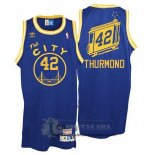 Camiseta Retro City Bus Warriors Thurmond Azul