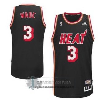 Camiseta Retro Heats Wade Negro