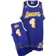 Camiseta Retro Lakers Scott Azul