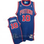 Camiseta Retro Pistons Rooman Azul