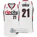 Camiseta Rip City Blazers Vonleh Blanco