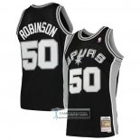 Camiseta San Antonio Spurs David Robinson Mitchell & Ness Negro