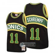 Camiseta Seattle SuperSonics Detlef Schrempf Mitchell & Ness 1994-95 Negro