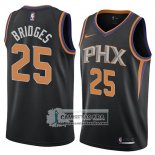 Camiseta Suns Black Mikal Bridges Statement 2018 Negro