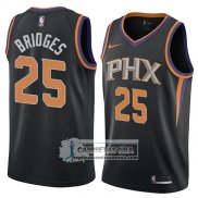 Camiseta Suns Black Mikal Bridges Statement 2018 Negro