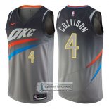 Camiseta Thunder Nick Collison Ciudad 2017-18 Gris