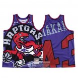 Camiseta Toronto Raptors Pascal Siakam Mitchell & Ness Big Face Violeta