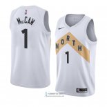 Camiseta Toronto Raptors Patrick Mccaw Ciudad 2018 Blanco