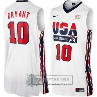 Camiseta USA 1992 Bryant Blanco