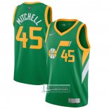 Camiseta Utah Jazz Donovan Mitchell Earned 2020-21 Verde