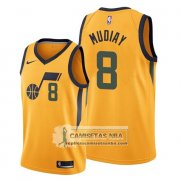 Camiseta Utah Jazz Emmanuel Mudiay Statement Oro