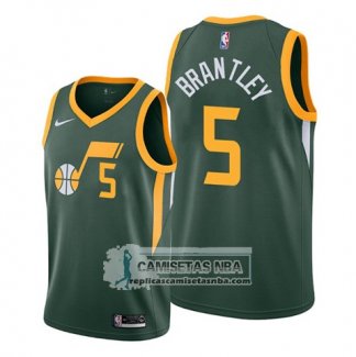 Camiseta Utah Jazz Jarrell Brantley Earned 2019-20 Verde