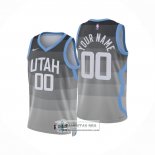 Camiseta Utah Jazz Personalizada Ciudad 2025-26 Gris