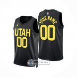 Camiseta Utah Jazz Personalizada Statement 2024-25 Negro