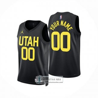 Camiseta Utah Jazz Personalizada Statement 2024-25 Negro