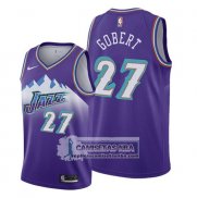 Camiseta Utah Jazz Rudy Gobert Hardwood Classics 2019-20 Violeta