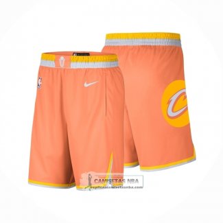 Pantalone Cleveland Cavaliers Ciudad 2025-26 Naranja