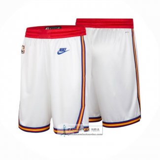 Pantalone Golden State Warriors Classics 2024-25 Blanco