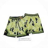 Pantalone Jordan Just Don 2025 Amarillo Negro