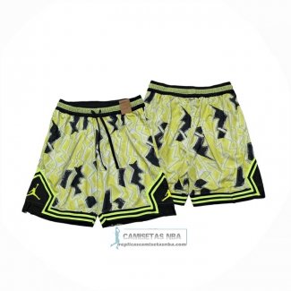 Pantalone Jordan Just Don 2025 Amarillo Negro