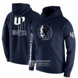 Sudaderas con Capucha Dallas Mavericks Dirk Nowitzki Azul