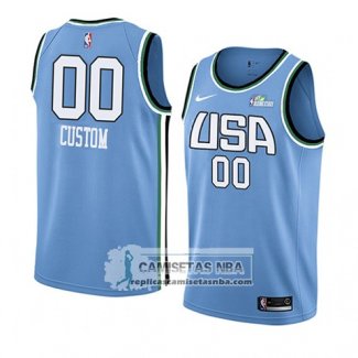 Camiseta 2019 Rising Star USA Azul Personalizada