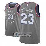 Camiseta 76ers Jimmy Butler Ciudad 2018-19 Gris