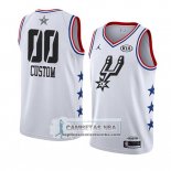 Camiseta All Star 2019 San Antonio Spurs Personalizada Blanco