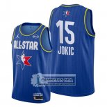 Camiseta All Star 2020 Denver Nuggets Nikola Jokic Azul