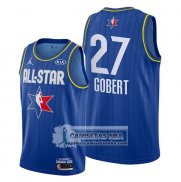 Camiseta All Star 2020 Utah Jazz Rudy Gobert Azul
