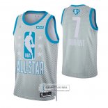 Camiseta All Star 2022 Brooklyn Nets Kevin Durant NO 7 Gris