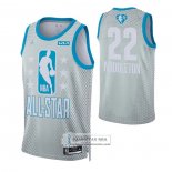 Camiseta All Star 2022 Milwaukee Bucks Khris Middleton NO 22 Gris