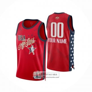 Camiseta All Star 2026 Personalizada Rojo