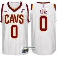 Camiseta Autentico Cavaliers Love 2017-18 Blanco