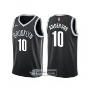 Camiseta Brooklyn Nets Justin Anderson Icon Negro