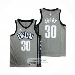 Camiseta Brooklyn Nets Seth Curry NO 30 Statement 2020 Gris