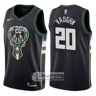 Camiseta Bucks Rashad Vaughn Statement 2017-18 Negro