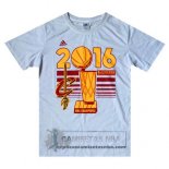 Camiseta Campeon Final Manga Corta Cavaliers Blanco 2016