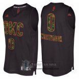 Camiseta Camuflaje Moda Thunder Westbrook Negro