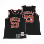 Camiseta Chicago Bulls Michael Jordan NO 23 Autentico 1997-98 Negro
