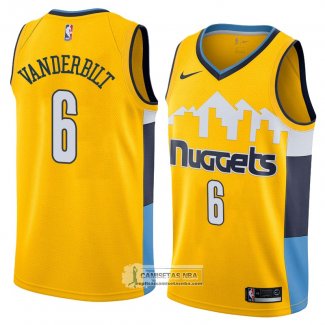 Camiseta Denver Nuggets Jarred Vanderbilt Statement 2018 Amaril